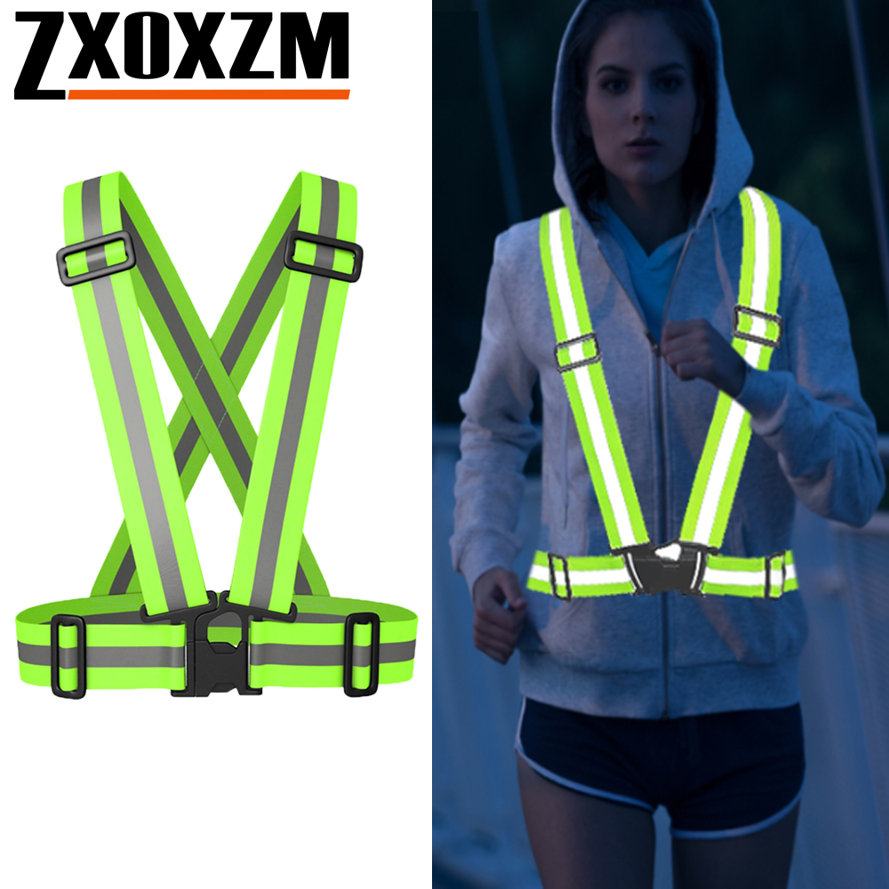 Reflective Vest Cycling - 1Pcs Night Running Vest High Visibility