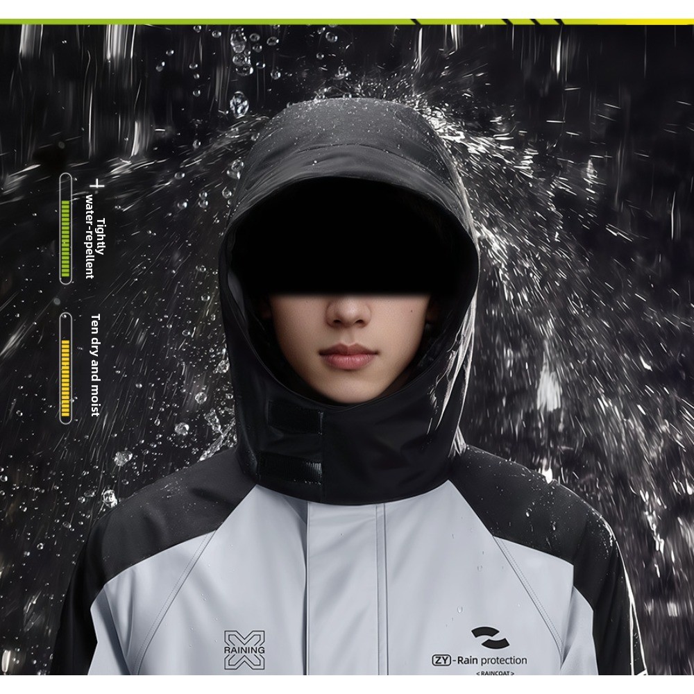 Two Piece Motorcycle Rain Suit - огляд і ціна Cycling Commuter Rain Jacket