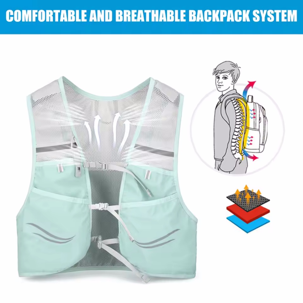 Reflective Running Vest Hydrat - огляд і ціна Reflective Vest Cycling
