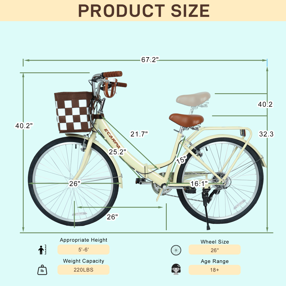 A26285B 26 Inch Folding City B - огляд і ціна Commuting With Bike