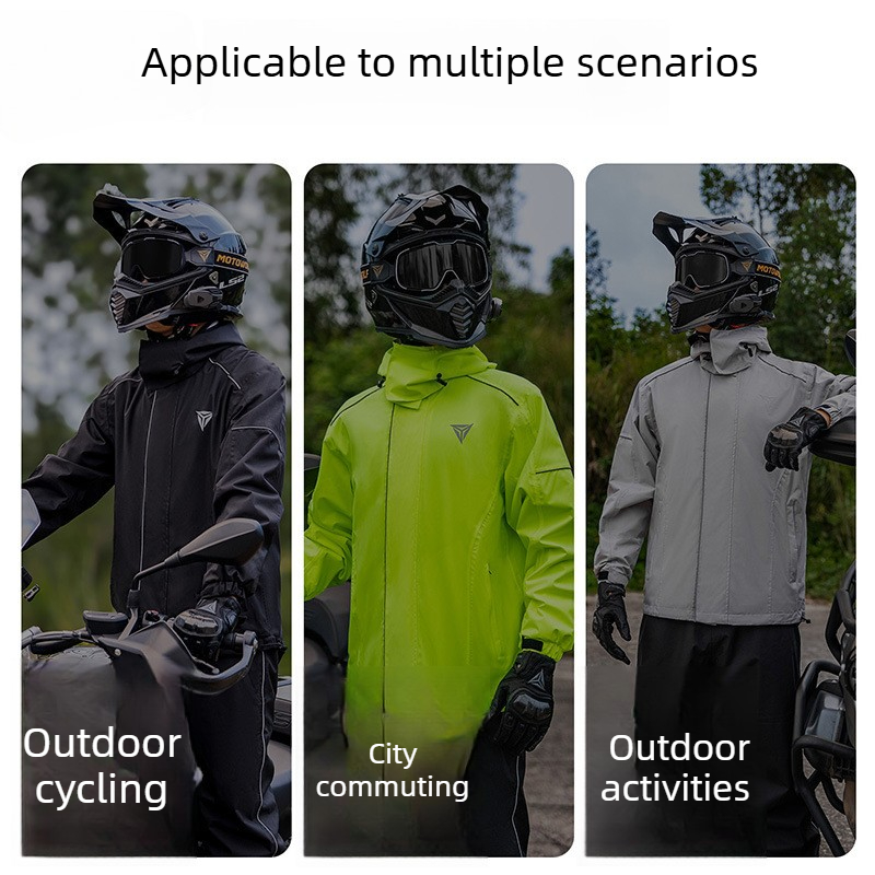 Motorcycle Rain Suit Waterproo - огляд і ціна Cycling Commuter Rain Jacket